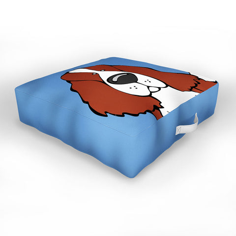 Angry Squirrel Studio English Springer Spaniel 23 Outdoor Floor Cushion