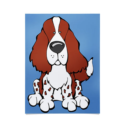 Angry Squirrel Studio English Springer Spaniel 23 Poster