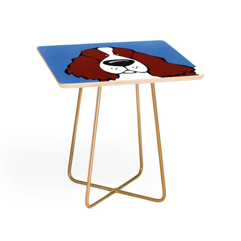 Angry Squirrel Studio English Springer Spaniel 23 Side Table