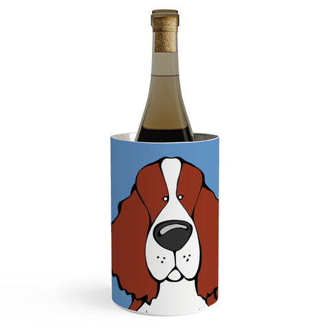 Angry Squirrel Studio English Springer Spaniel 23 Wine Chiller