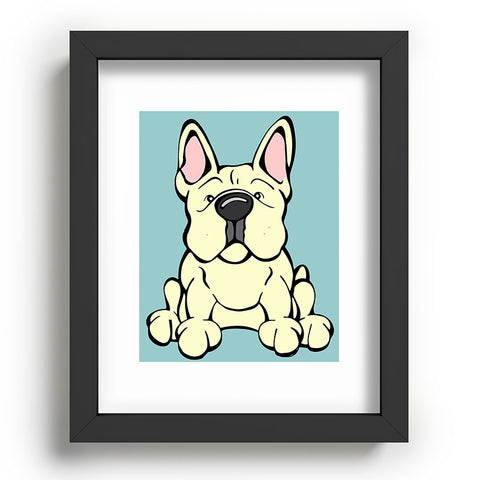 Angry Squirrel Studio French Bulldog 22 Recessed Framing Rectangle
