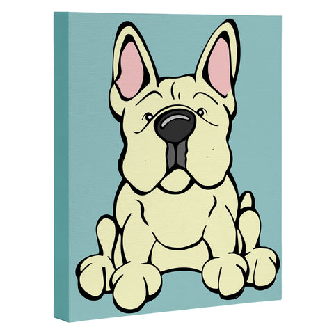 Angry Squirrel Studio French Bulldog 22 Art Canvas
