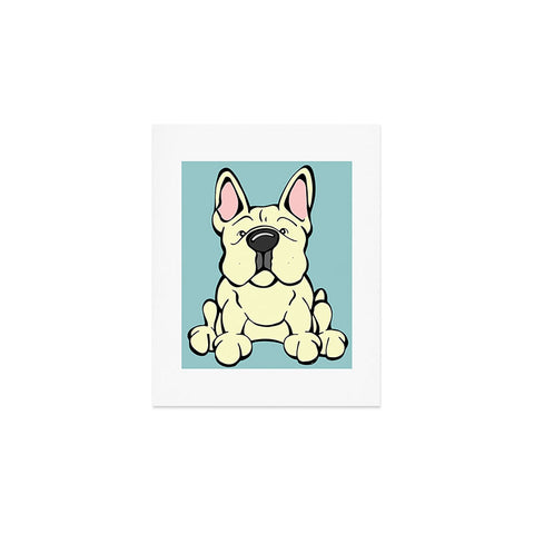 Angry Squirrel Studio French Bulldog 22 Art Print