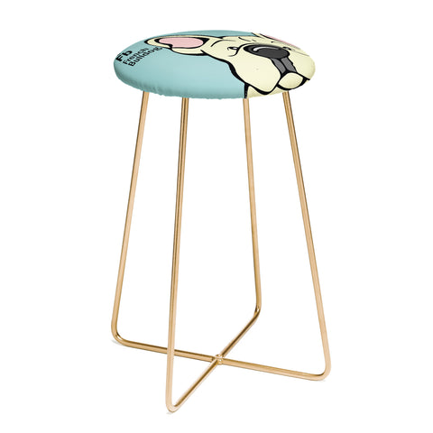 Angry Squirrel Studio French Bulldog 22 Counter Stool