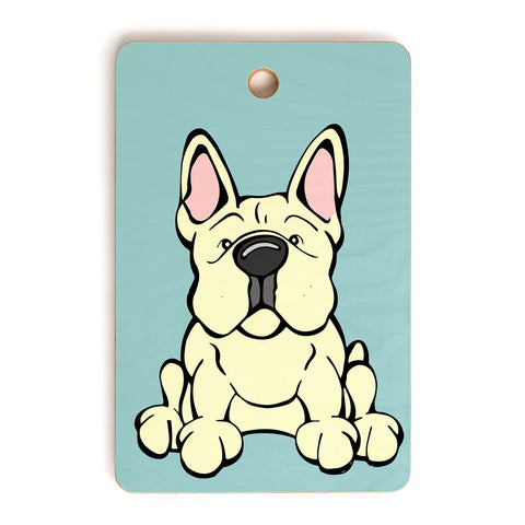Angry Squirrel Studio French Bulldog 22 Cutting Board Rectangle