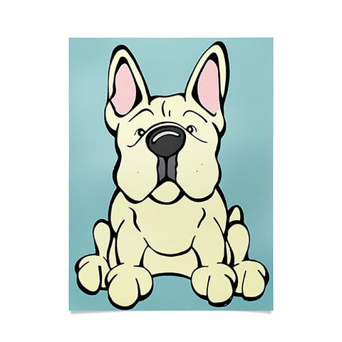 Angry Squirrel Studio French Bulldog 22 Poster