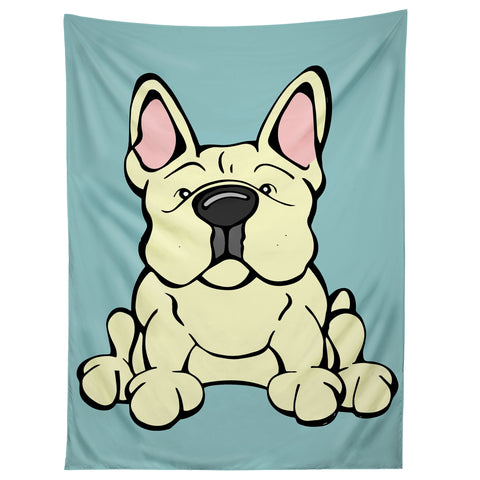 Angry Squirrel Studio French Bulldog 22 Tapestry