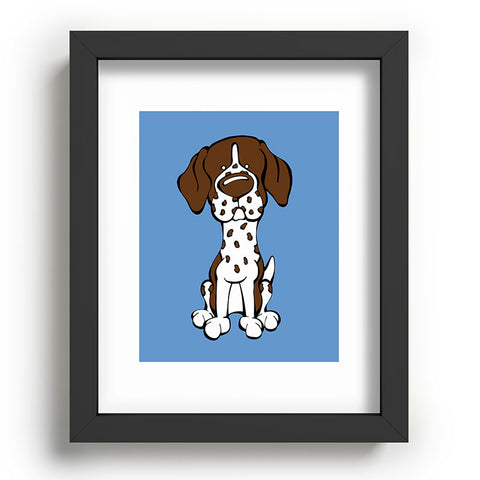 Angry Squirrel Studio German Shorthaired Pointer 24 Recessed Framing Rectangle