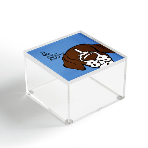 Angry Squirrel Studio German Shorthaired Pointer 24 Acrylic Box
