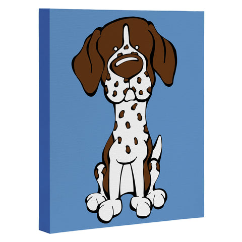 Angry Squirrel Studio German Shorthaired Pointer 24 Art Canvas