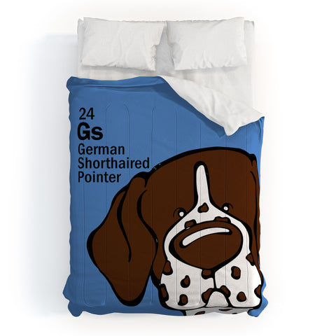 Angry Squirrel Studio German Shorthaired Pointer 24 Comforter
