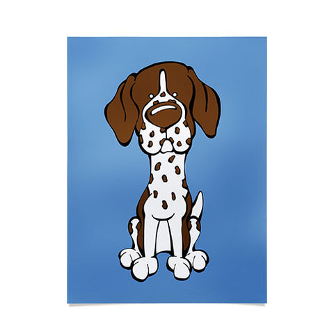 Angry Squirrel Studio German Shorthaired Pointer 24 Poster