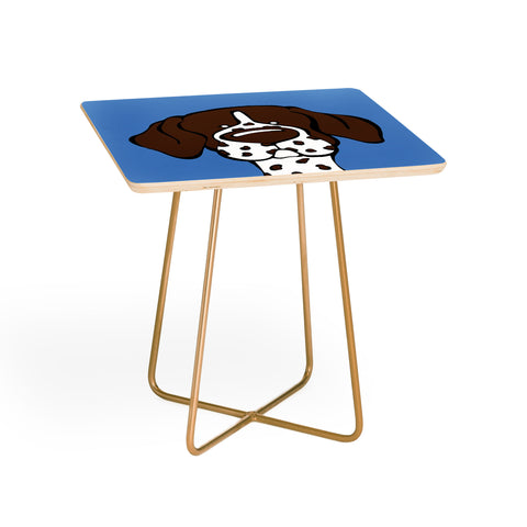 Angry Squirrel Studio German Shorthaired Pointer 24 Side Table