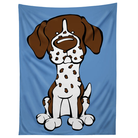 Angry Squirrel Studio German Shorthaired Pointer 24 Tapestry