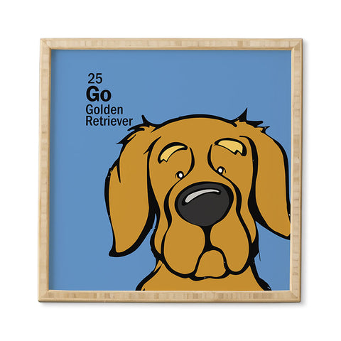 Angry Squirrel Studio Golden Retriever 25 Framed Wall Art