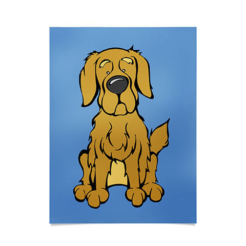 Angry Squirrel Studio Golden Retriever 25 Poster