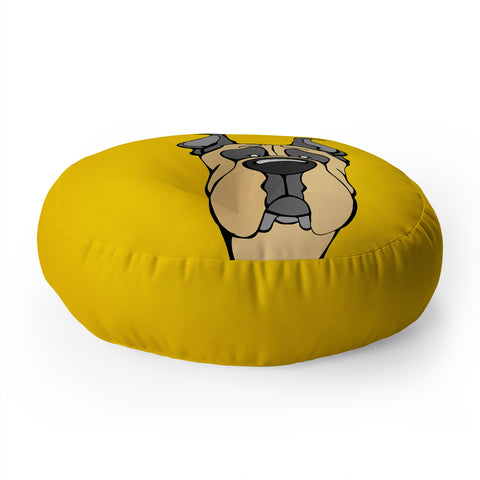 Angry Squirrel Studio Great Dane 28 Floor Pillow Round