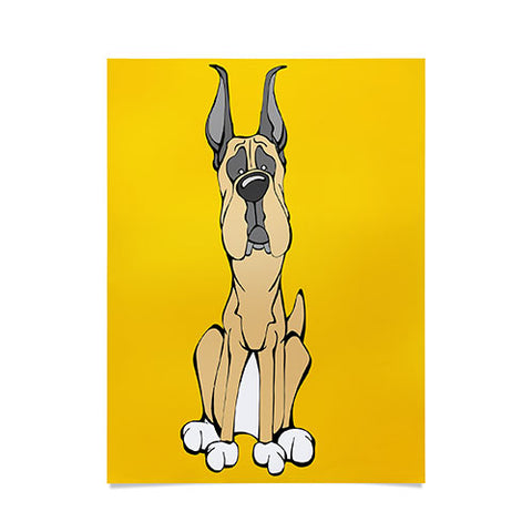 Angry Squirrel Studio Great Dane 28 Poster