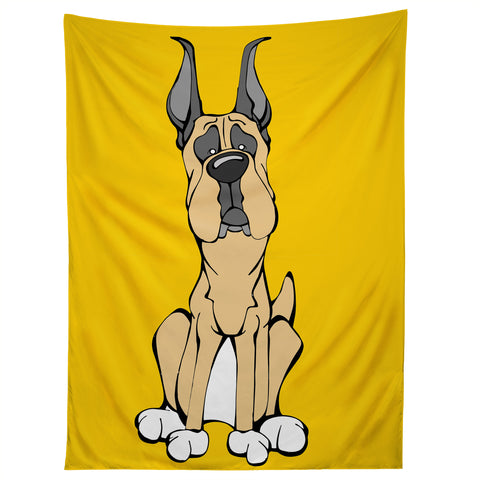 Angry Squirrel Studio Great Dane 28 Tapestry