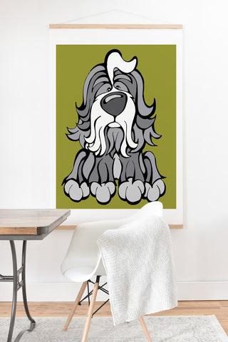 Angry Squirrel Studio Havanese 11 Art Print And Hanger