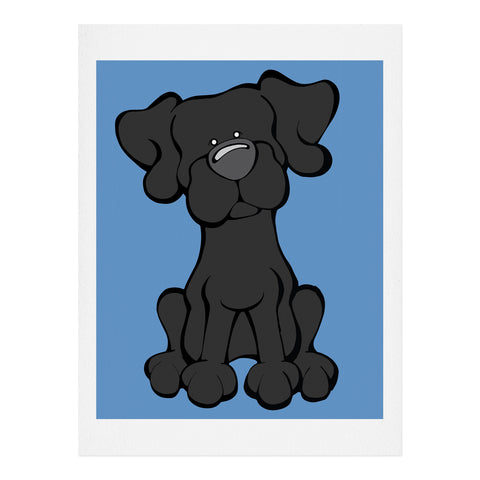 Angry Squirrel Studio Lab 32 Black Lab Art Print