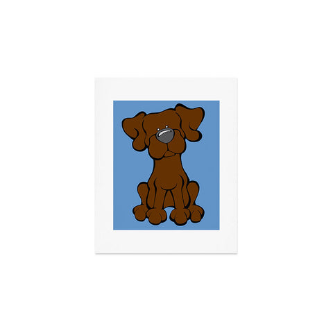 Angry Squirrel Studio Lab 32 Chocolate Lab Art Print