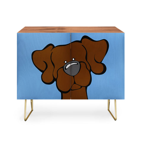 Angry Squirrel Studio Lab 32 Chocolate Lab Credenza