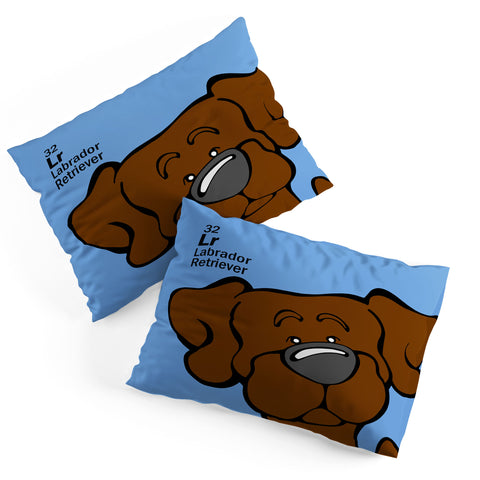 Angry Squirrel Studio Lab 32 Chocolate Lab Pillow Shams