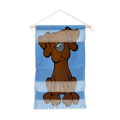 Angry Squirrel Studio Lab 32 Chocolate Lab Wall Hanging Portrait