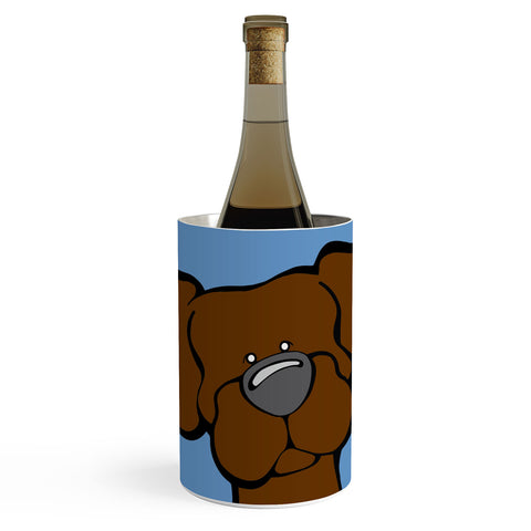 Angry Squirrel Studio Lab 32 Chocolate Lab Wine Chiller