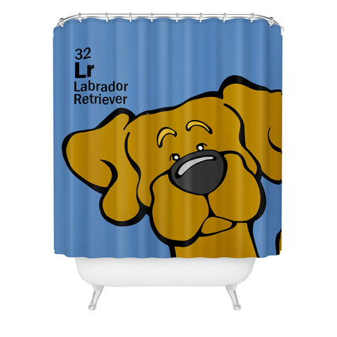 Angry Squirrel Studio Lab 32 Shower Curtain