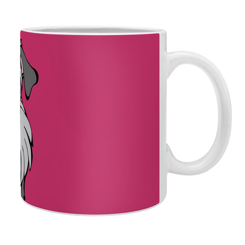 Angry Squirrel Studio Miniature Schnauzer 39 Coffee Mug