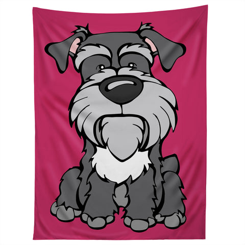 Angry Squirrel Studio Miniature Schnauzer 39 Tapestry