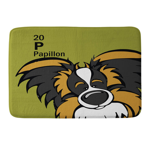 Angry Squirrel Studio Papillon 20 Memory Foam Bath Mat