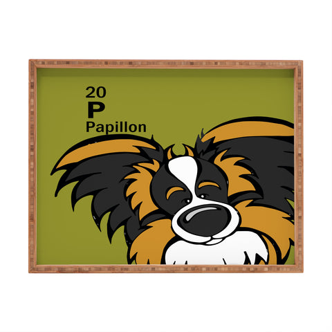 Angry Squirrel Studio Papillon 20 Rectangular Tray