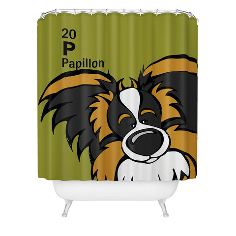 Angry Squirrel Studio Papillon 20 Shower Curtain