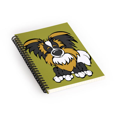 Angry Squirrel Studio Papillon 20 Spiral Notebook