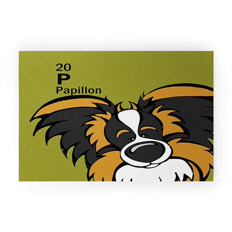 Angry Squirrel Studio Papillon 20 Welcome Mat
