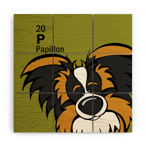 Angry Squirrel Studio Papillon 20 Wood Wall Mural