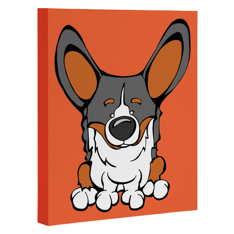 Angry Squirrel Studio Pembroke Welsh Corgi 8 Art Canvas
