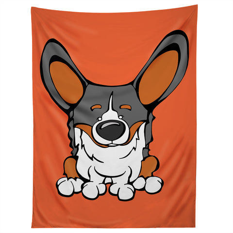 Angry Squirrel Studio Pembroke Welsh Corgi 8 Tapestry