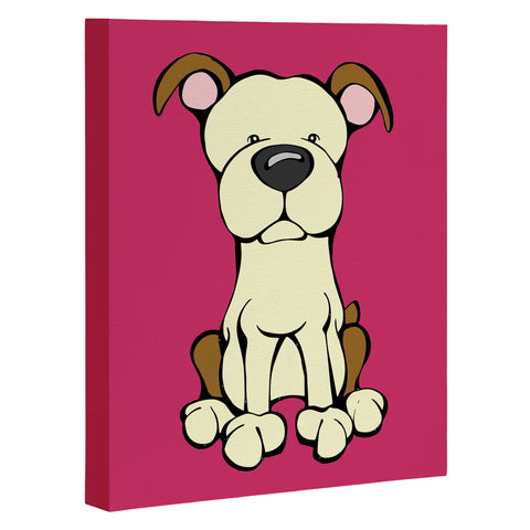 Angry Squirrel Studio Pit Bull Art Canvas