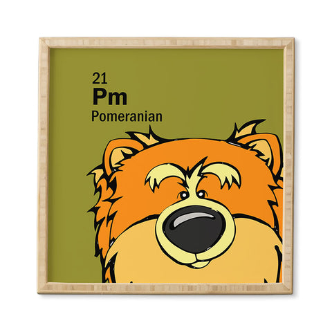 Angry Squirrel Studio Pomeranian 21 Framed Wall Art