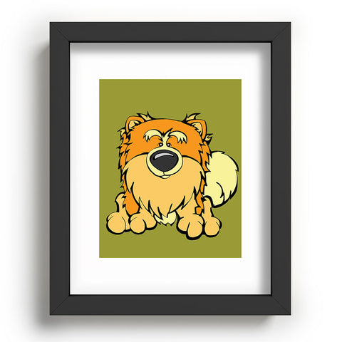 Angry Squirrel Studio Pomeranian 21 Recessed Framing Rectangle