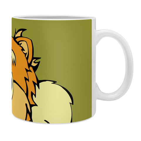 Angry Squirrel Studio Pomeranian 21 Coffee Mug