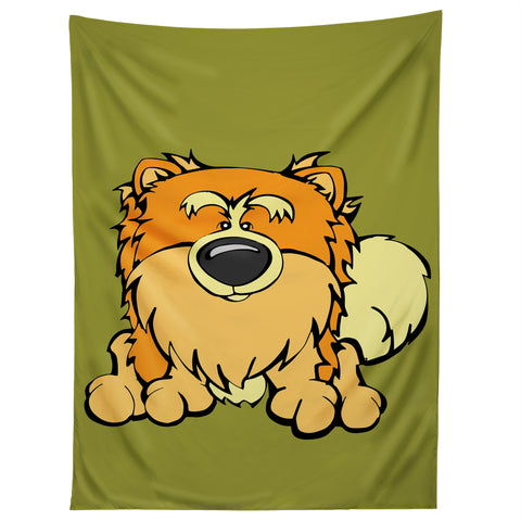 Angry Squirrel Studio Pomeranian 21 Tapestry