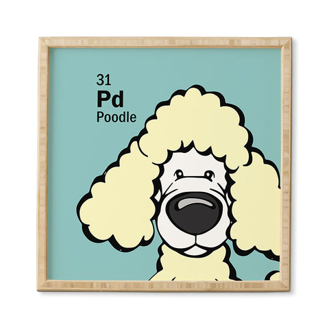 Angry Squirrel Studio Poodle 31 Framed Wall Art