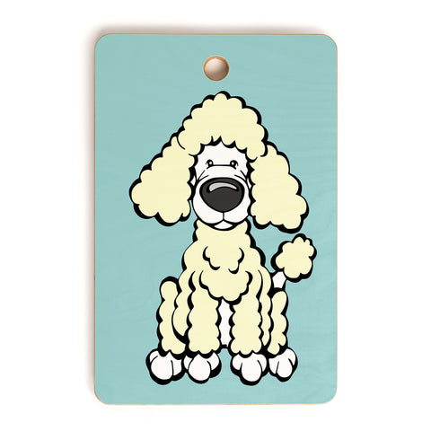 Angry Squirrel Studio Poodle 31 Cutting Board Rectangle