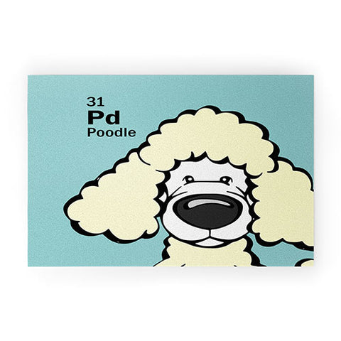 Angry Squirrel Studio Poodle 31 Welcome Mat