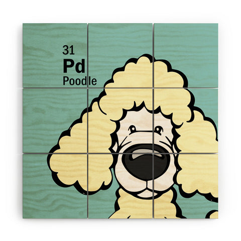 Angry Squirrel Studio Poodle 31 Wood Wall Mural